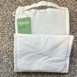 Figmint White Lunch Tote